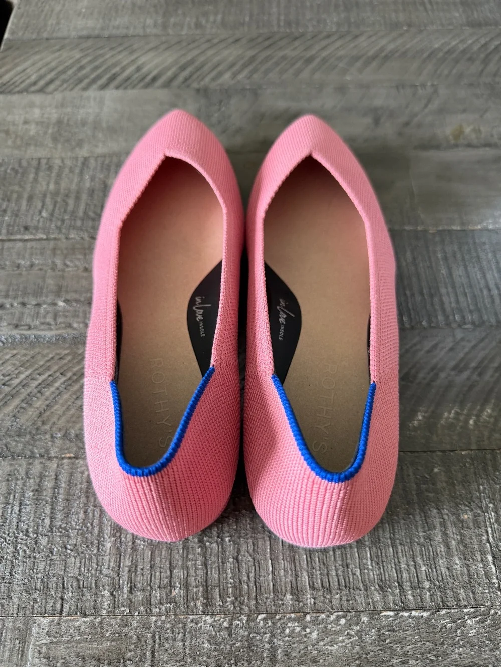 ROTHY’S High Point block heel pumps in Tulip Pink